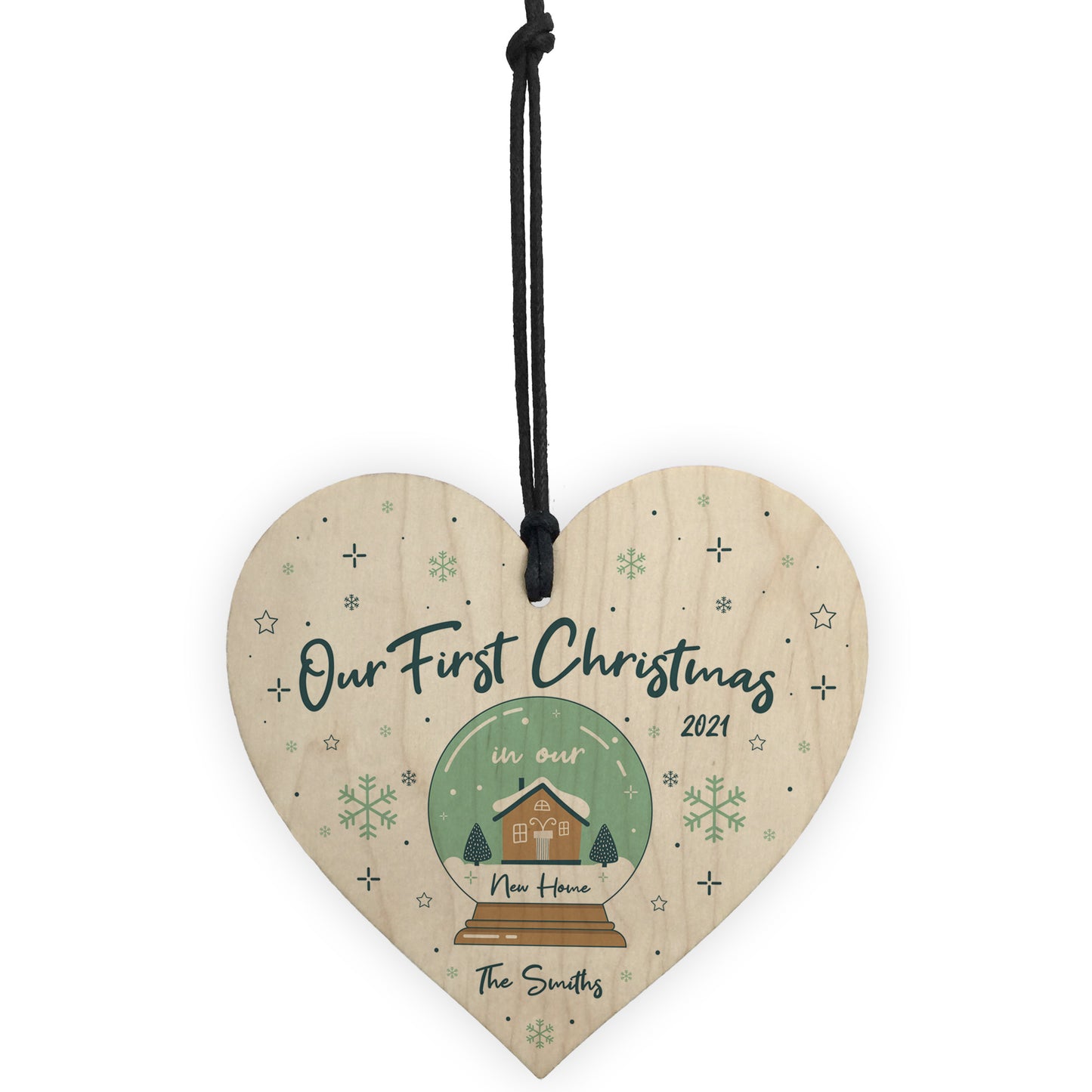 Our First 1st Christmas In Our New Home Bauble Personalised Xmas