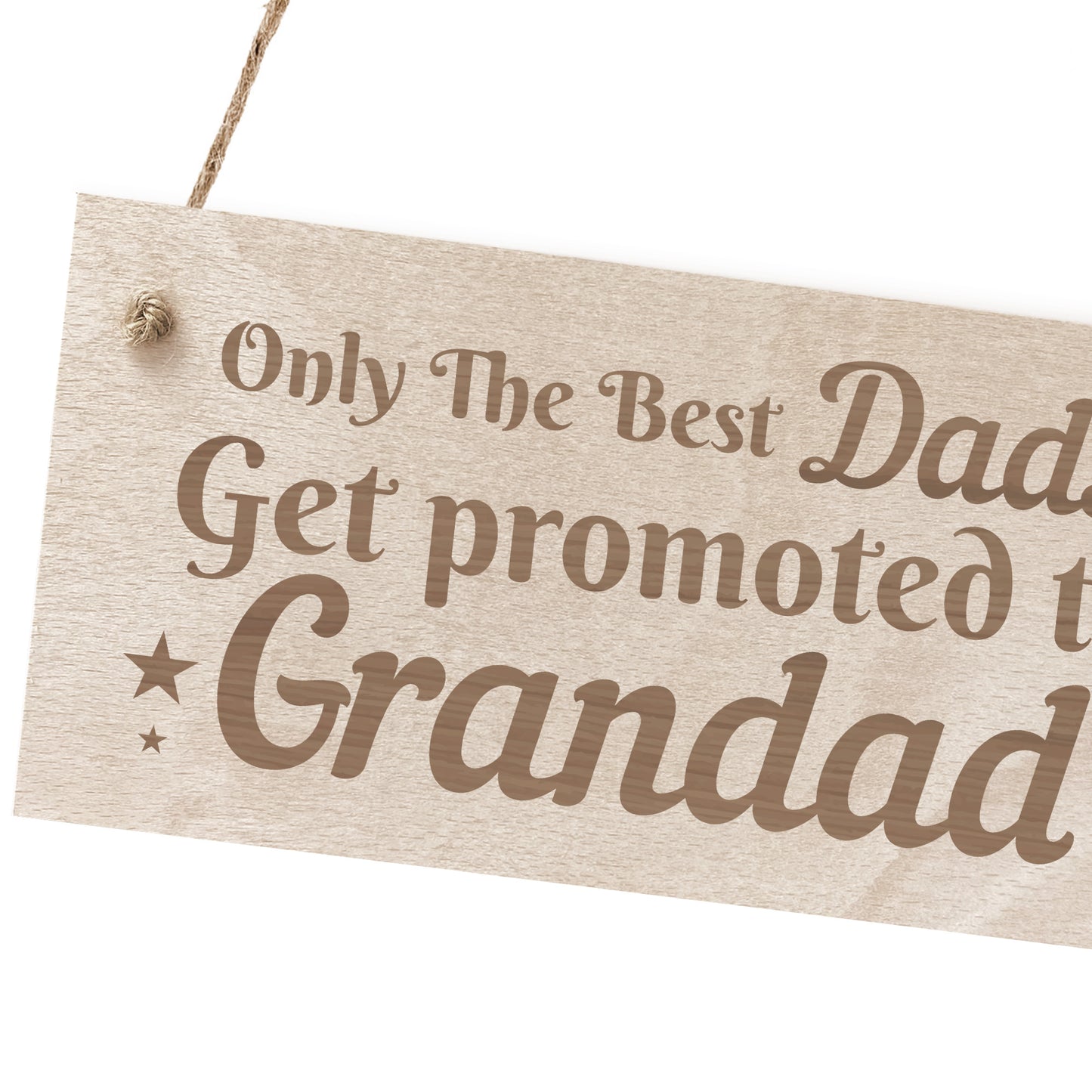 Grandad To Be Gifts Novelty Engraved Plaque Gift For Dad