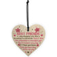 BEST FRIEND GIFTS Wooden Heart Sign Best Friend Birthday Card