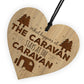 Caravan Sign Novelty Hanging Plaque Engraved Sign Caravan Decor