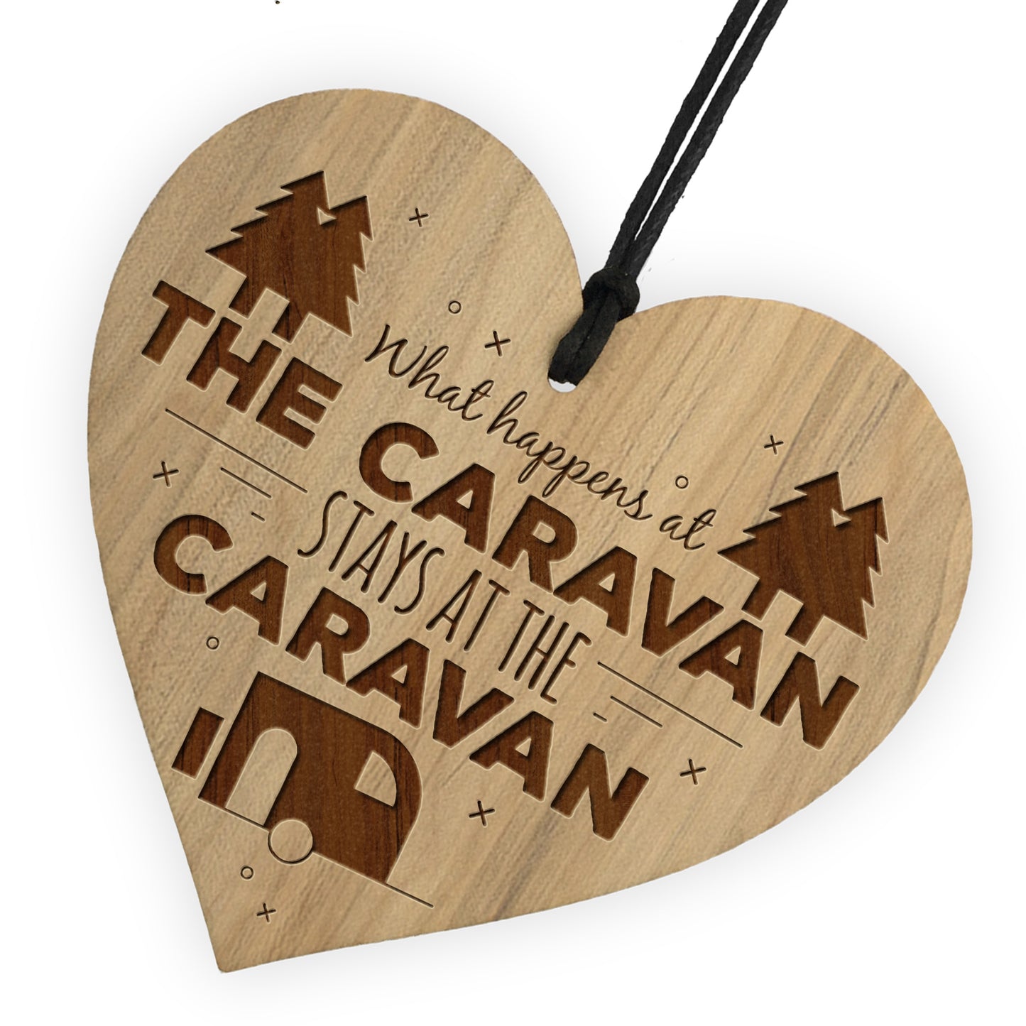 Caravan Sign Novelty Hanging Plaque Engraved Sign Caravan Decor