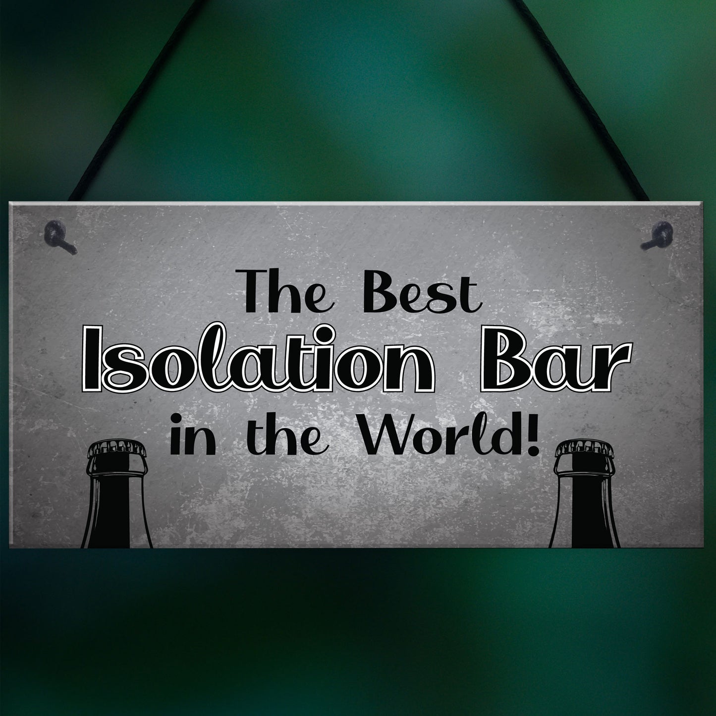 Lockdown Bar Isolation Bar Funny Home Bar Man Cave Garage Sign