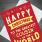 Christmas Card For Greatest Cousin In The World Cute Cousin Card