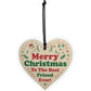 Best Friend Heart Hanging Sign Christmas Decoration Friend Gifts