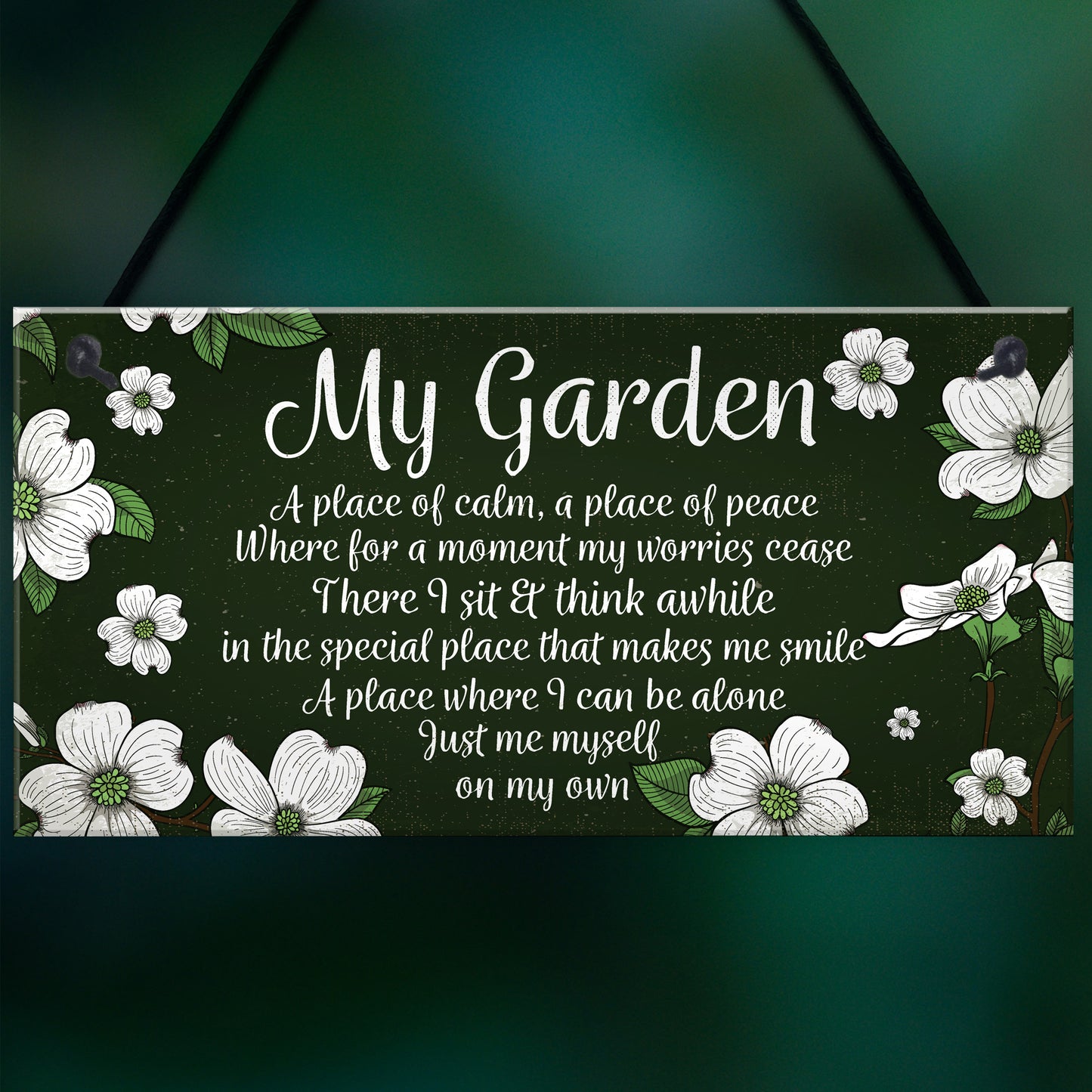 Novelty Hanging Garden Plaque Present Home Fence Shed Sign