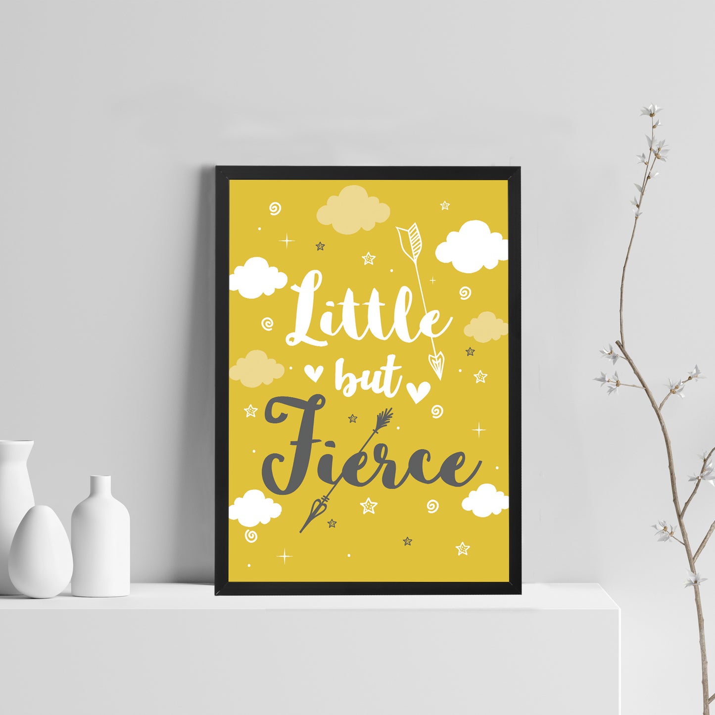 Cute Nursery Print Framed For Girls Bedroom Nursery Print Girl
