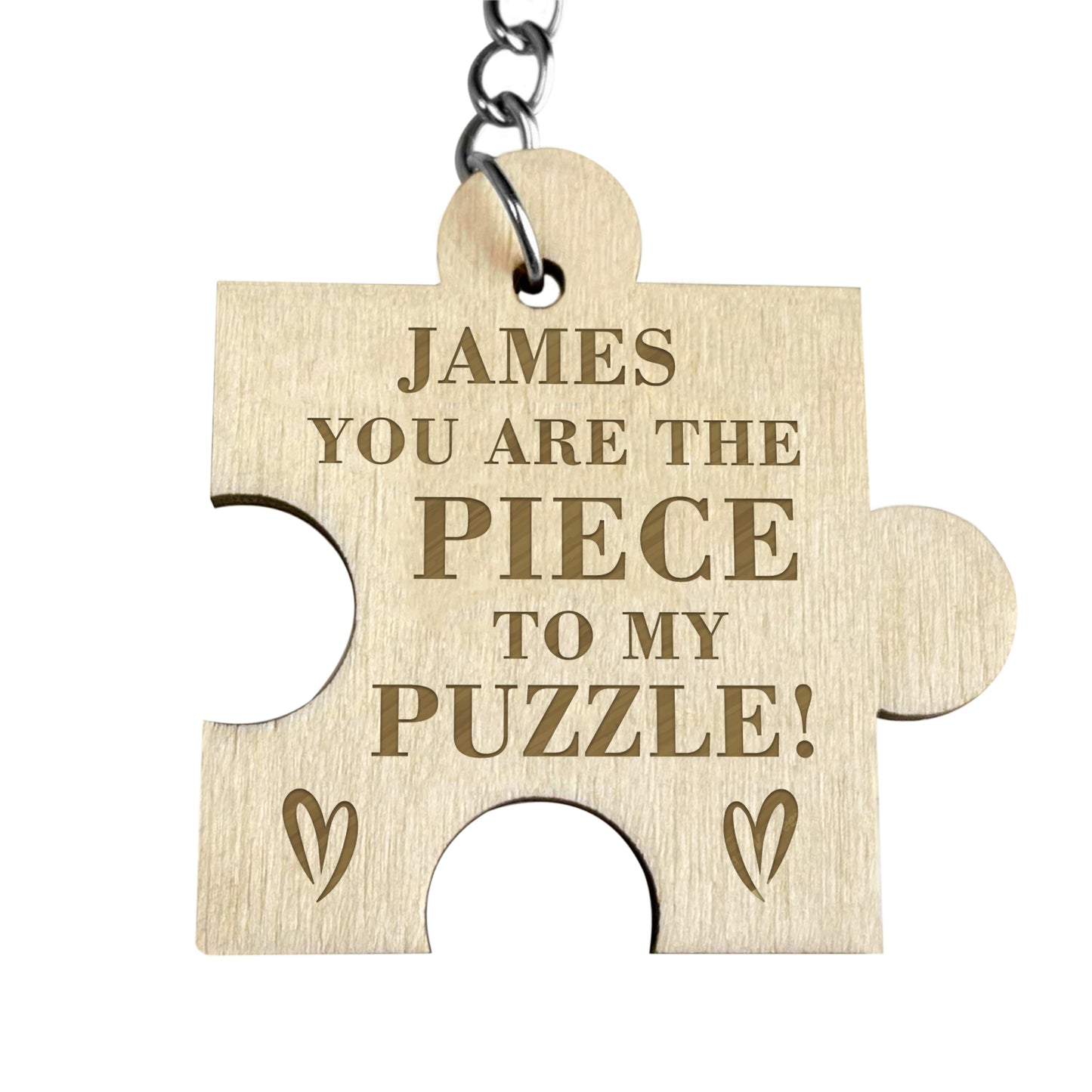 Personalised Engraved Keyring For Him Her Anniversary Gift