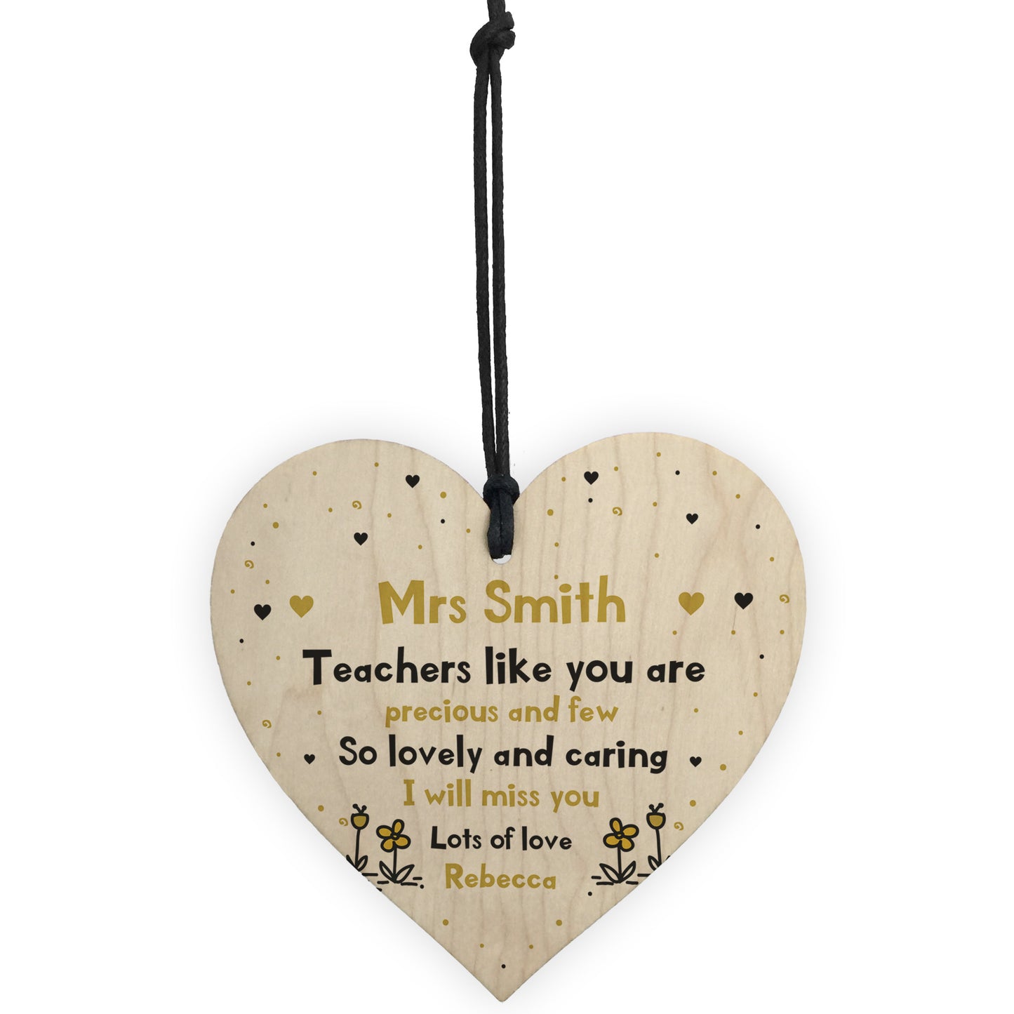 Teachers Precious & Few PERSONALISED Thank you Teacher Gift