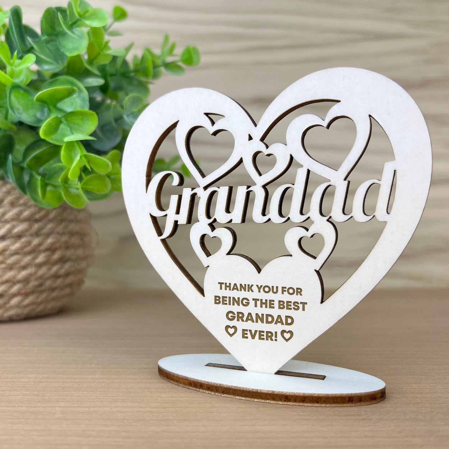 Gift For Grandad Birthday Fathers Day Standing Plaque Gift