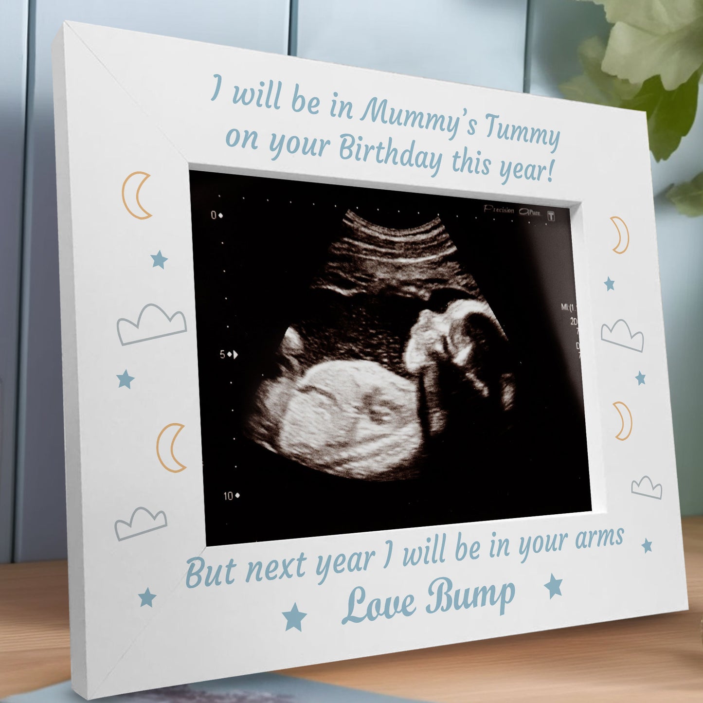 Birthday Gift For Daddy To Be Wooden Photo Frame From Bump Gifts