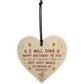 Funny Birthday Gift For Mum Dad Friend Wood Heart Quarantine