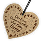 Our First Christmas With Bump Baby Engraved Heart Decoration