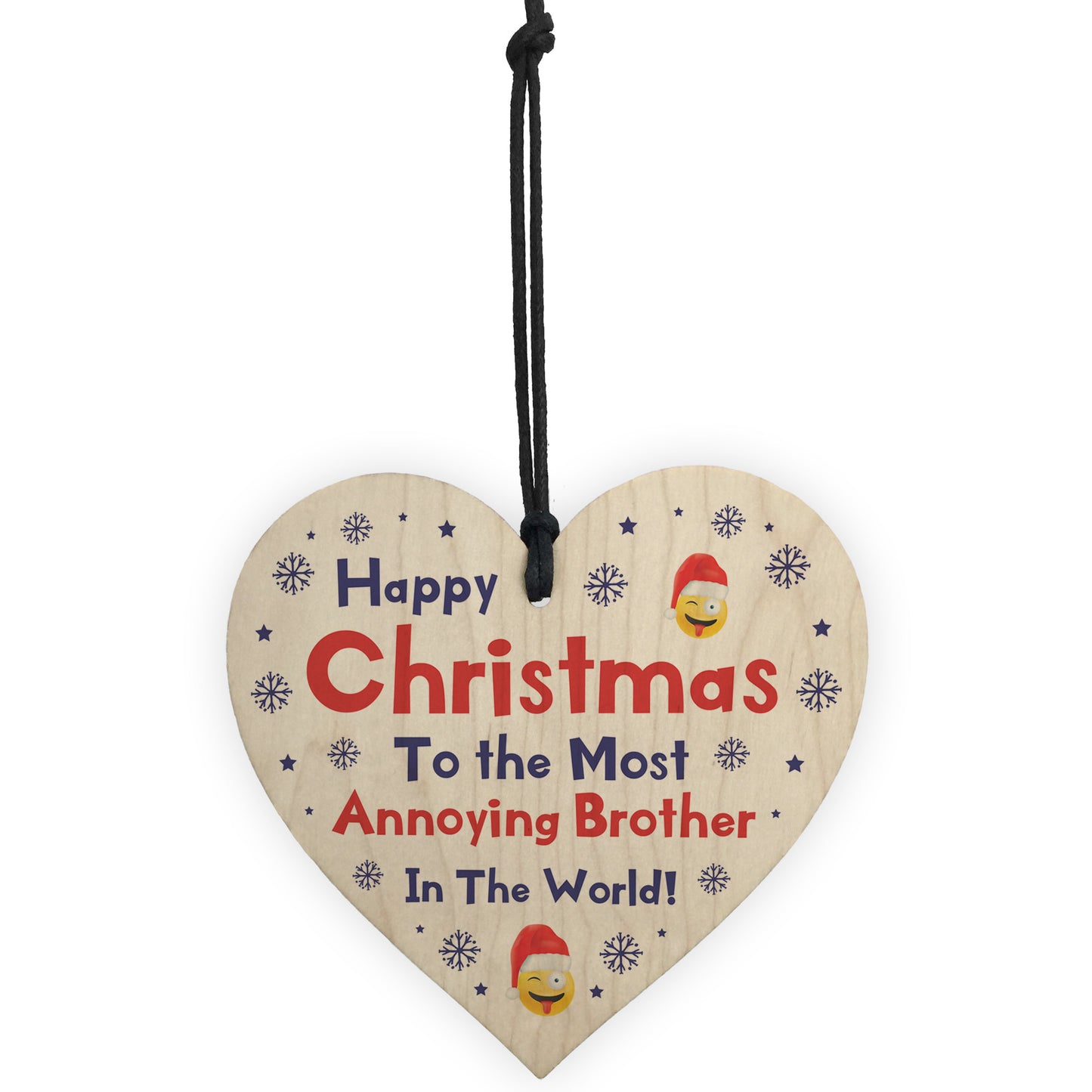 Funny Joke Brother Gift For Christmas Heart Novelty Brother Gift
