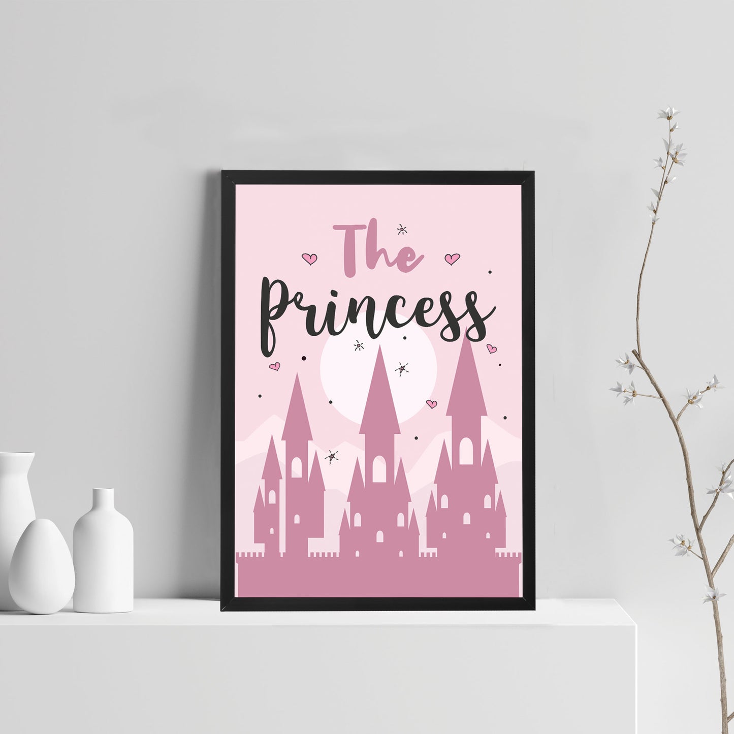 Little Girls Bedroom Accessories Princess Print Bedroom Decor