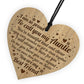 Auntie Present From Niece Nephew Engraved Heart Birthday Xmas