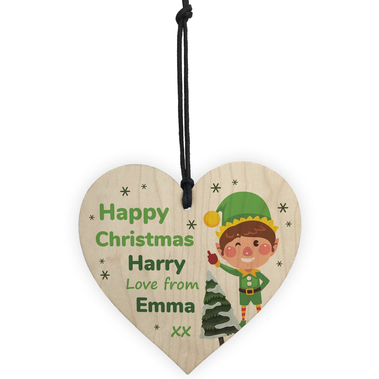 Funny Christmas Gifts For Brother Personalised Novelty Heart