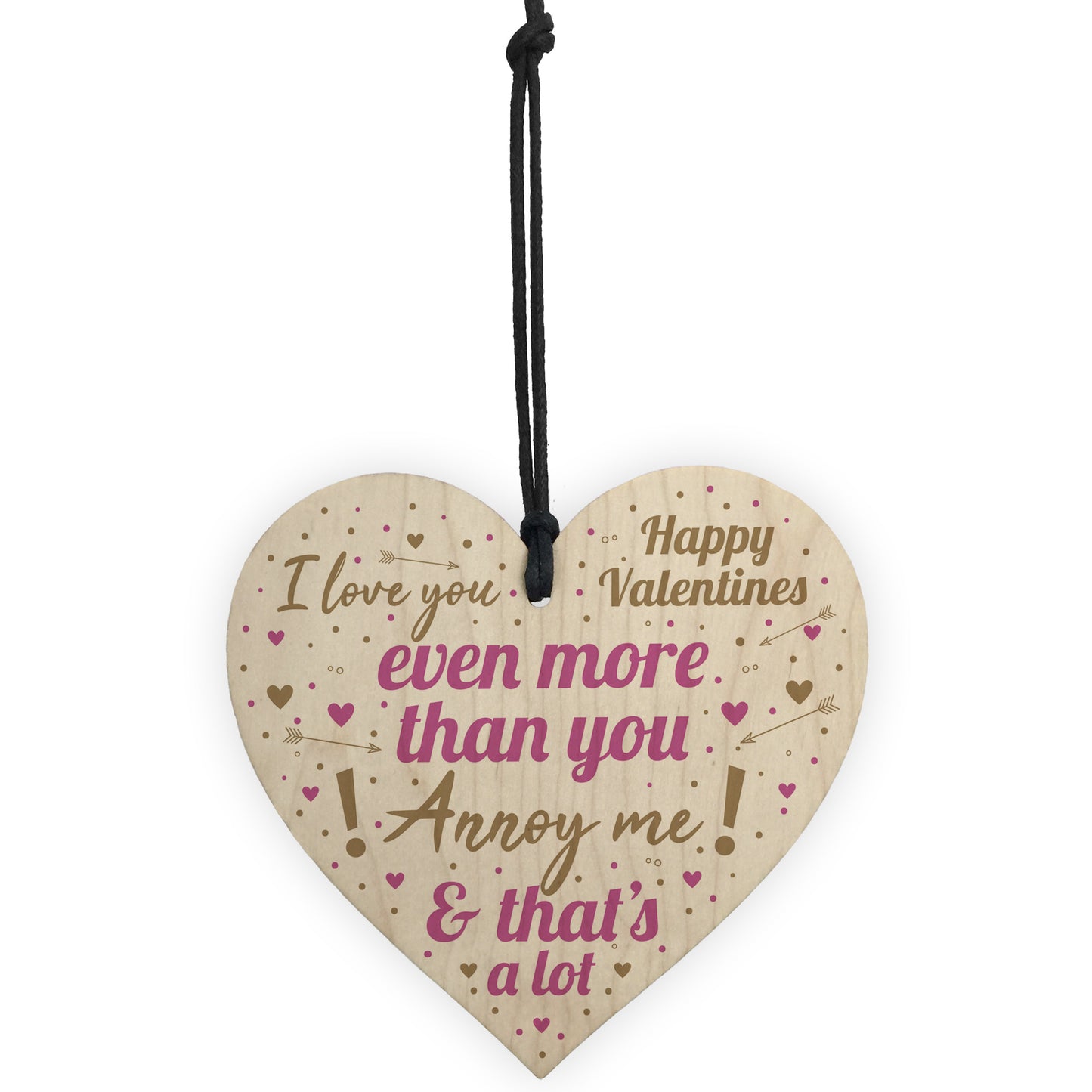 Love You Plaque Funny Valentines Gift For Him Valentines Day