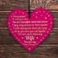 Valentines Gifts Wife Wood Heart Anniversary Birthday Gift