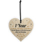 1st Wedding Anniversary Gift For Wife Heart Same Sex Present