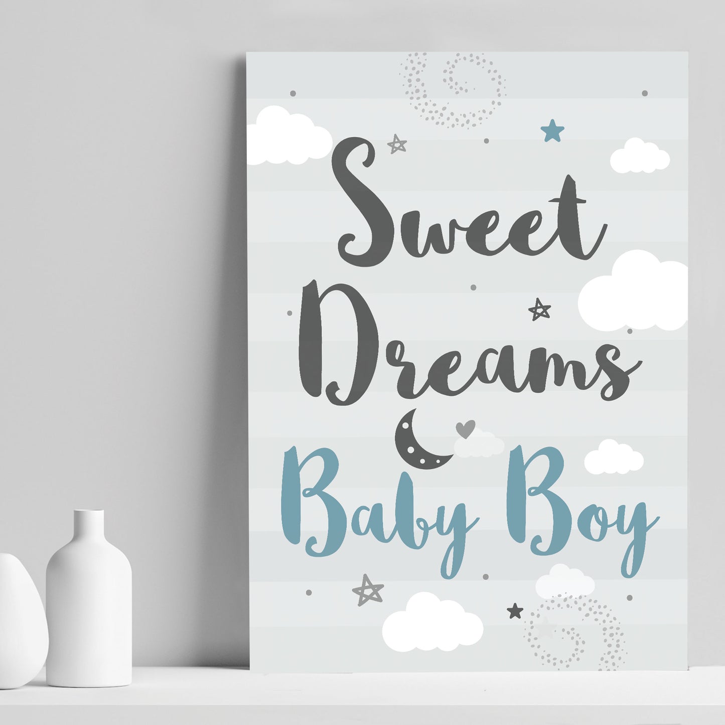 Nursery Print For Baby Boys Bedroom Wall Art Nursery Accessories