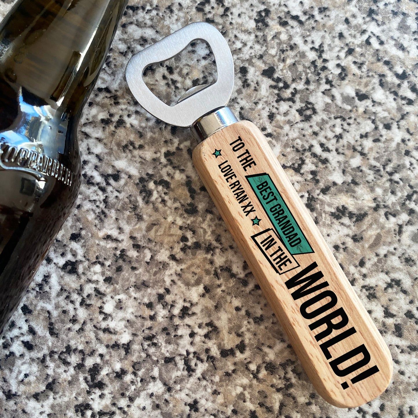 Personalised Gift For Grandad Bottle Opener Gift Fathers Day