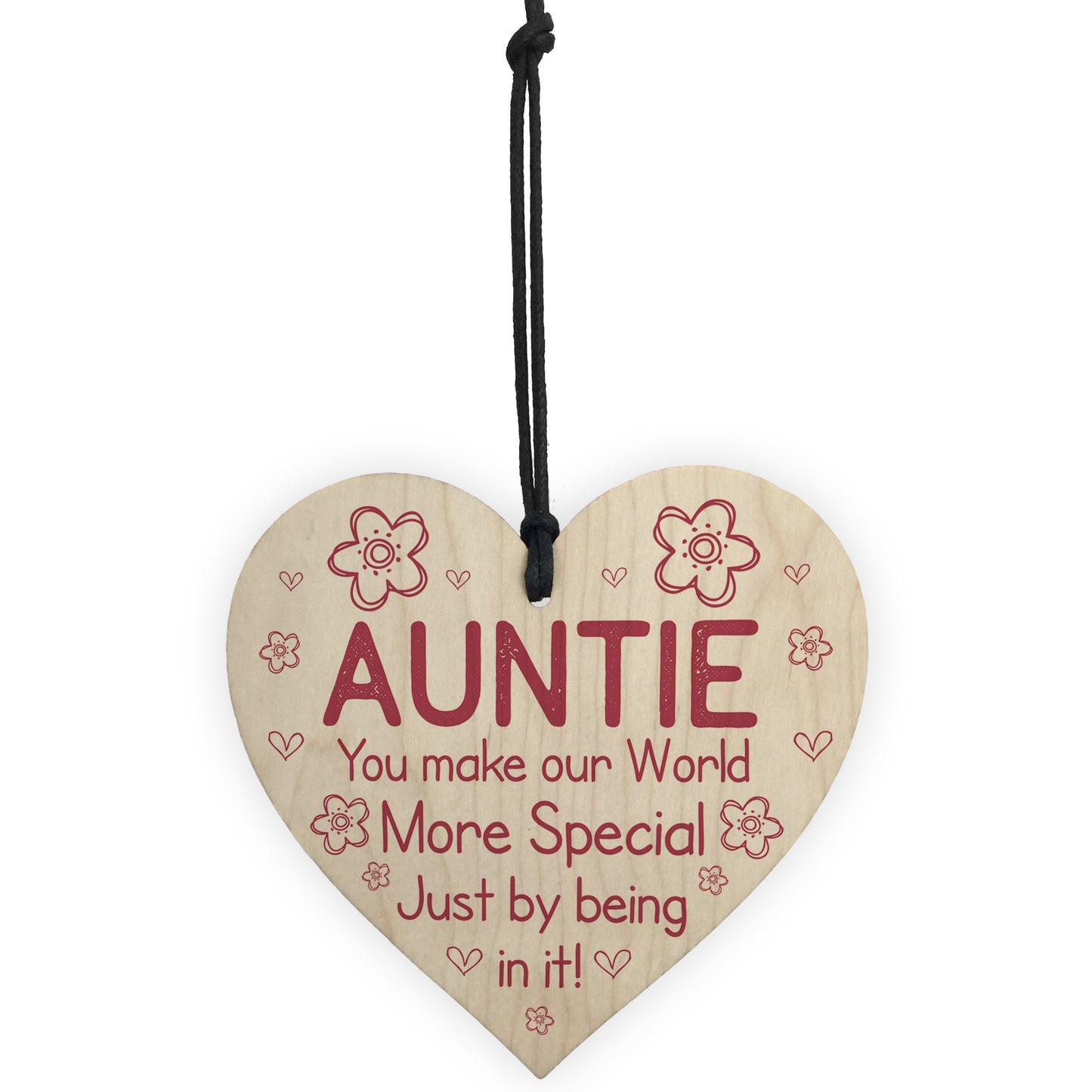 Auntie Birthday Mothers Day Gift From Niece And Nephew Heart