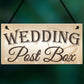 Wedding Post Box Hanging Decorative Plaque Well Wishes Table Sig