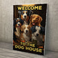 The Dog House Sign For Home Bar Funny Welcome Sign Pub Man Cave