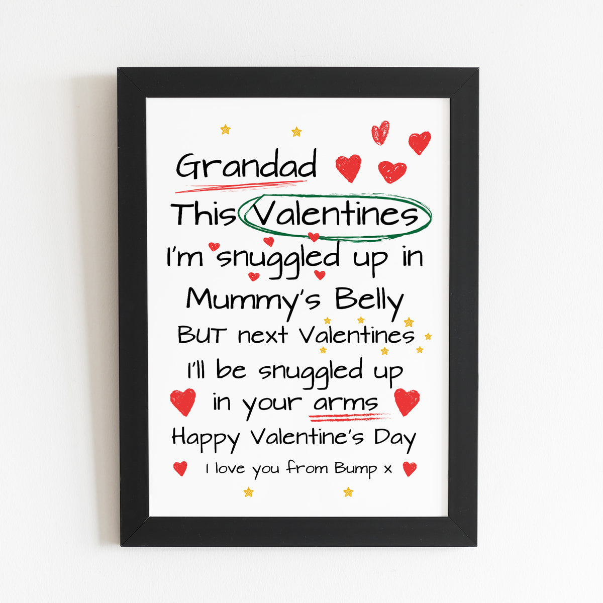 Grandad To Be Gifts For Valentines Day Gift From Bump