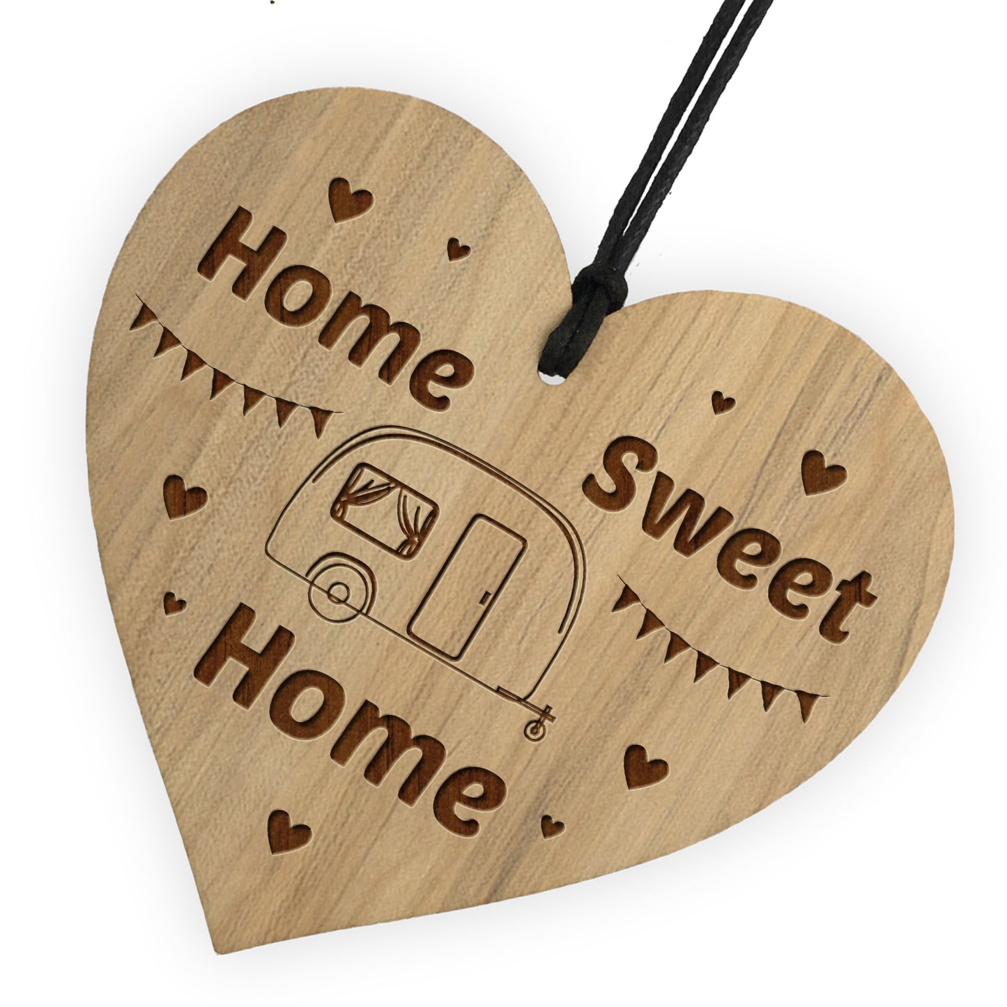 Caravan Sign Engraved Hanging Door Sign Home Sweet Home Gift