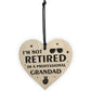 Gift For Grandad Birthday Fathers Day Funny Humour Wood Heart