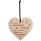 Brightest Star On My Tree Wooden Hanging Heart Memorial Plaque