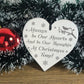 Always In Our Hearts ENGRAVED Memorial Gift Mum Dad Nan