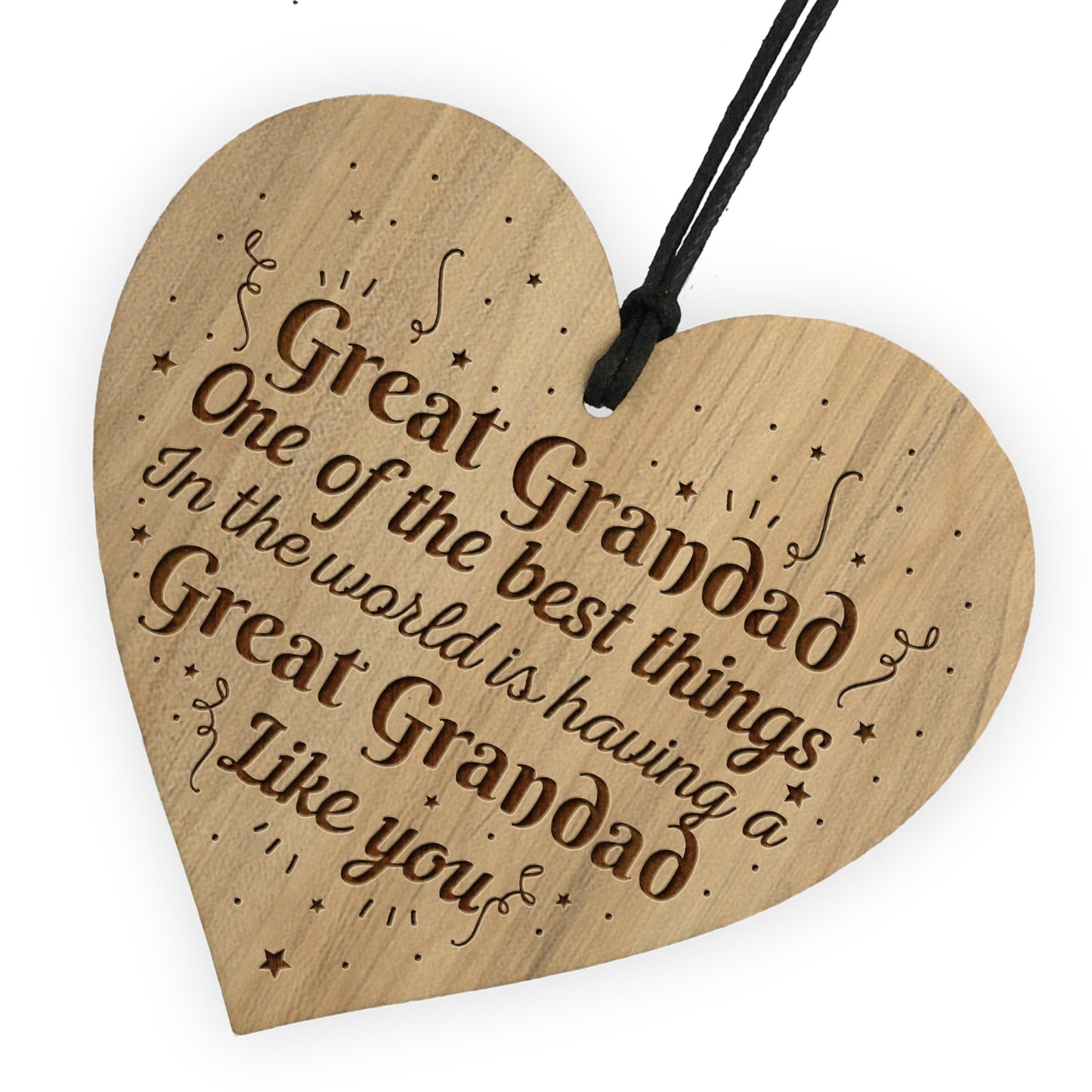 Great Grandad Gifts Engraved Heart Great Grandad Birthday Xmas