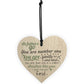 Number One Hanging Wood Heart FATHERS DAY Gift For Him Dad