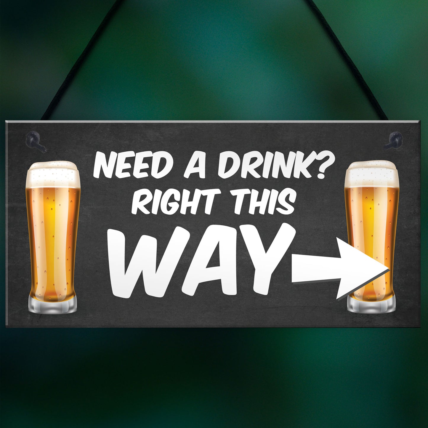 Novelty Bar Decor Signs Hanging Home Bar Man Cave Pub Garden