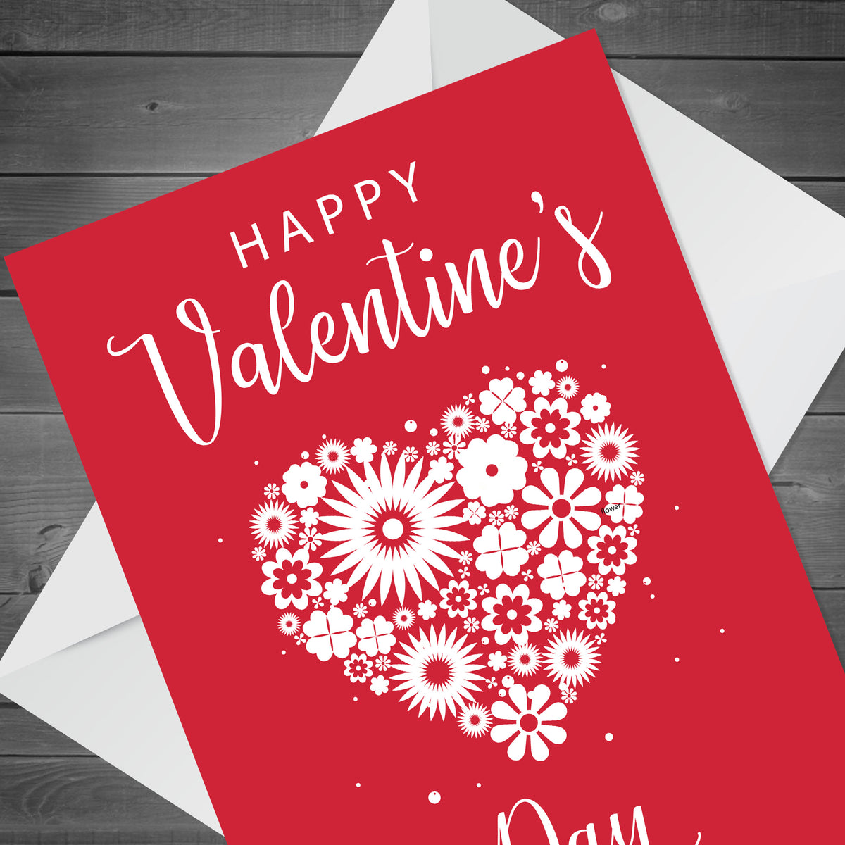Romantic Valentine's Day Card For Husband Wife Boyfriend