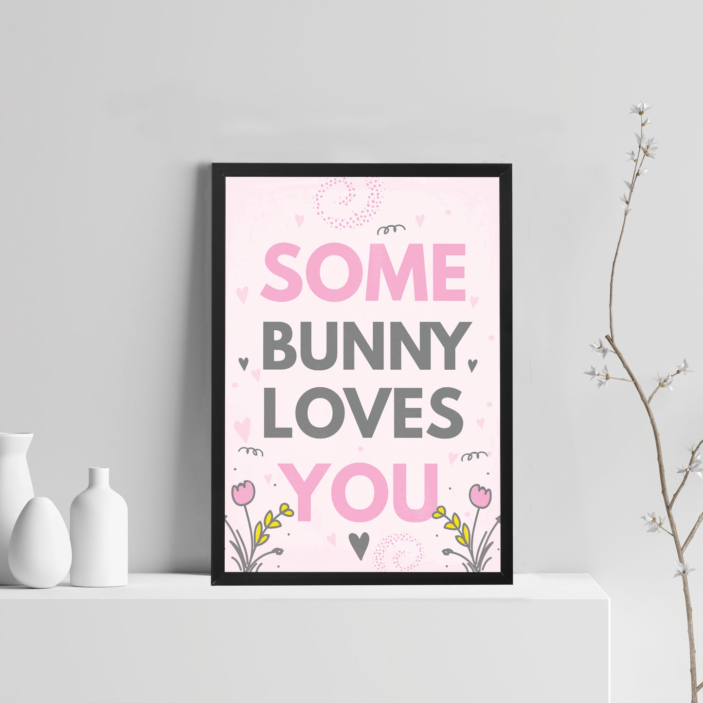 Girls Bedroom Decor Nursery Quote Print Framed Girls Bedroom