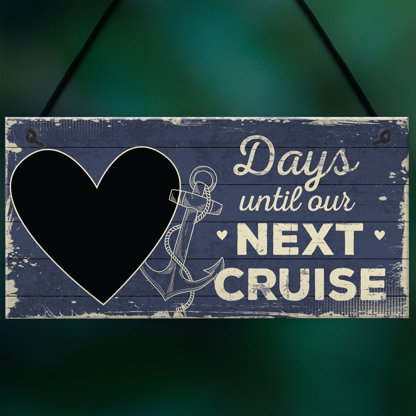 CHALKBOARD Holiday Countdown Sign Days Until Our Next Cruise