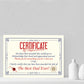 Funny Unusual Gift For Dad Certificate Fathers Day Birthday Gift