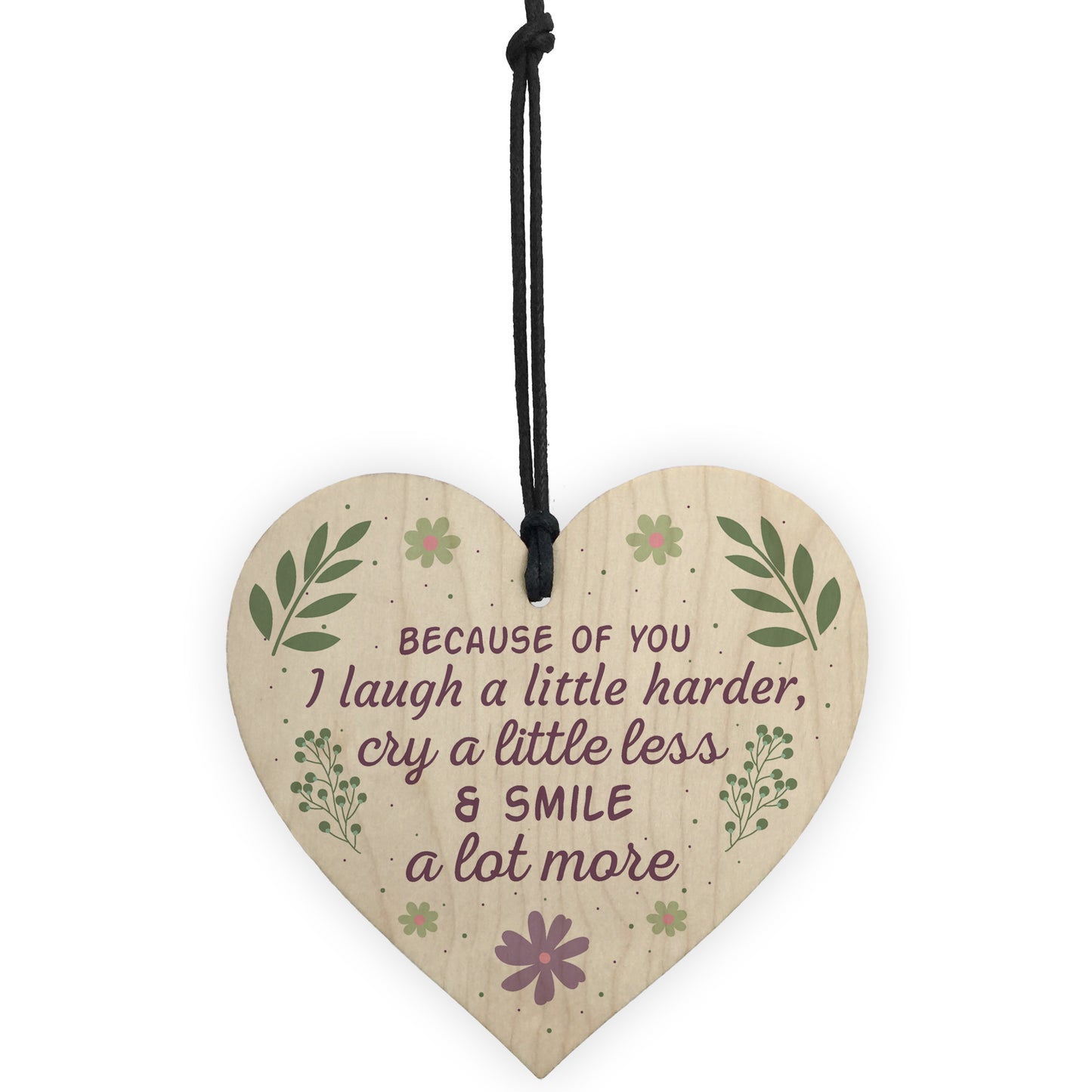 Best Friend Gift Wooden Heart Friendship Birthday Keepsake