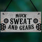 Bike Enthusiast Hanging Sign Motorbike Motorcycle Gift For Men