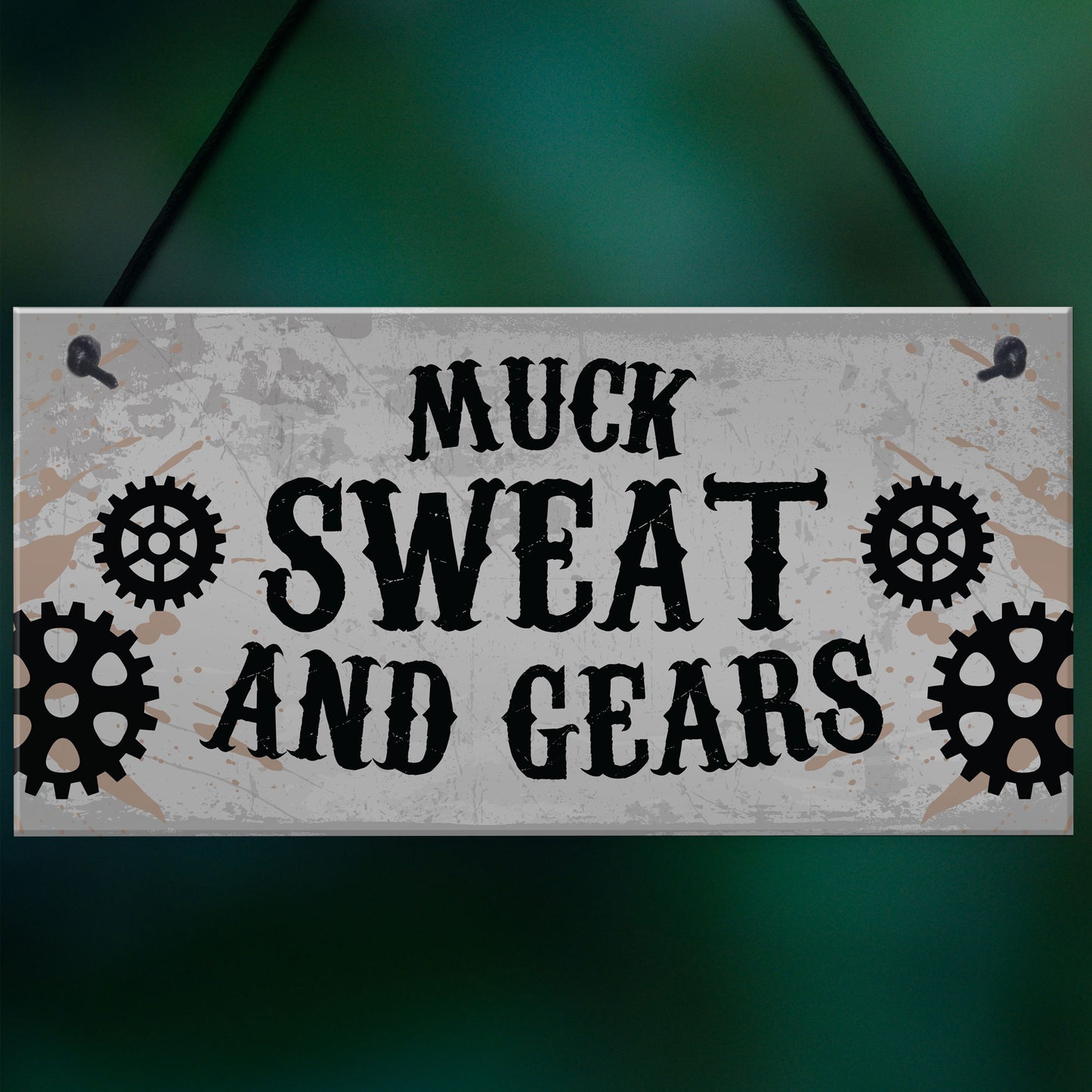 Bike Enthusiast Hanging Sign Motorbike Motorcycle Gift For Men