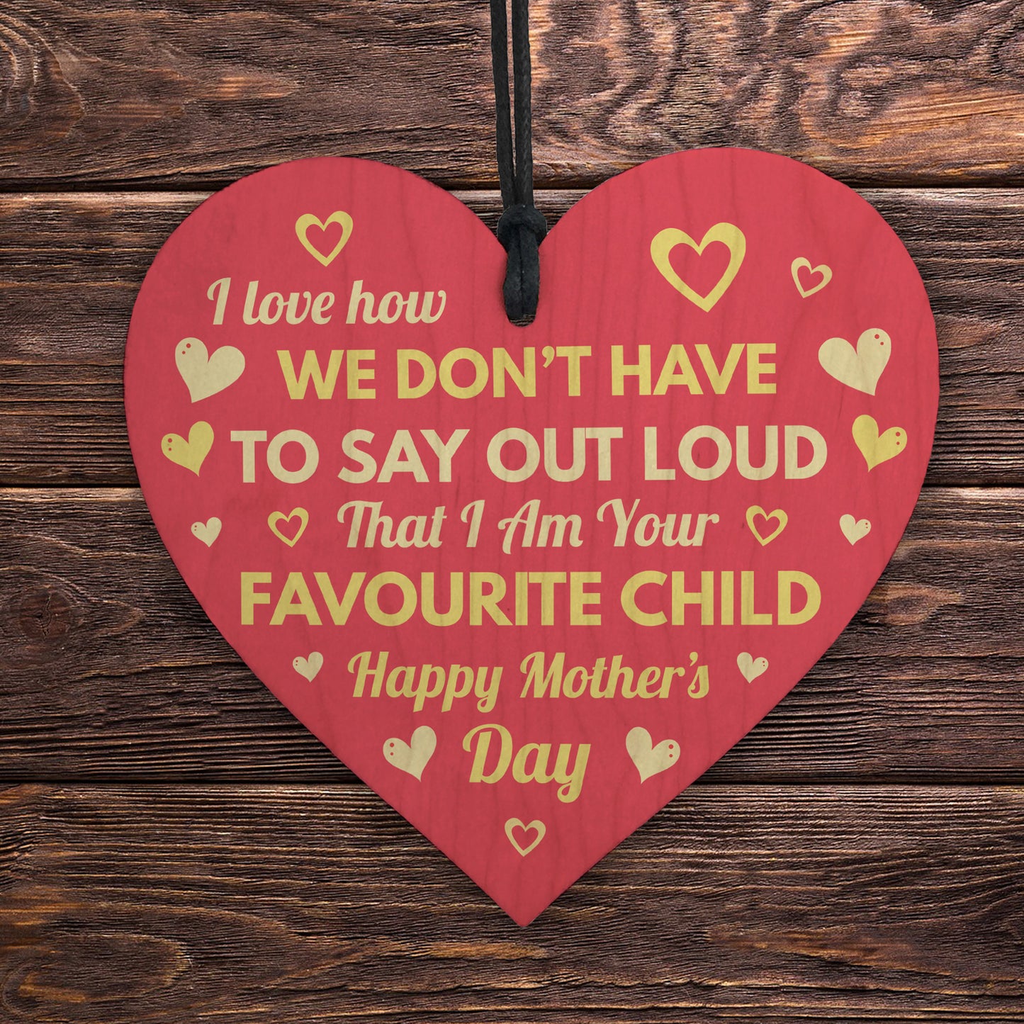 Funny Mothers Day Gift For Mum Novelty Gift From Favourite Child