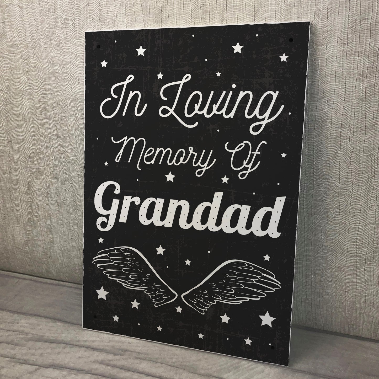 hristmas In Memory Of Dad Grandad Angel Grave Memorial Plaque