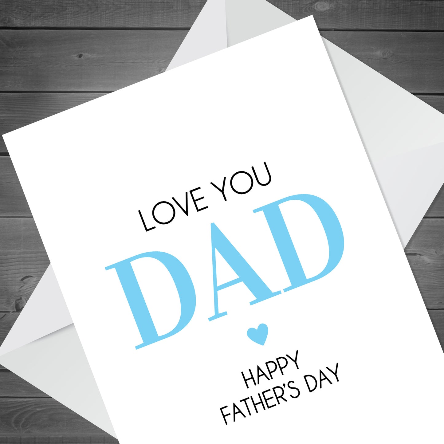 Fathers Day Cards For Dad Love You Dad Card From Daughter Son