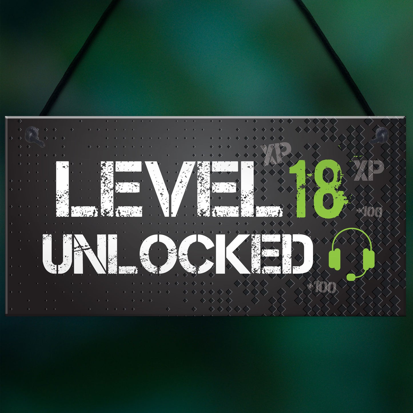 Funny 18th Birthday Gift For Son Brother Gaming Sign Gamer Gift