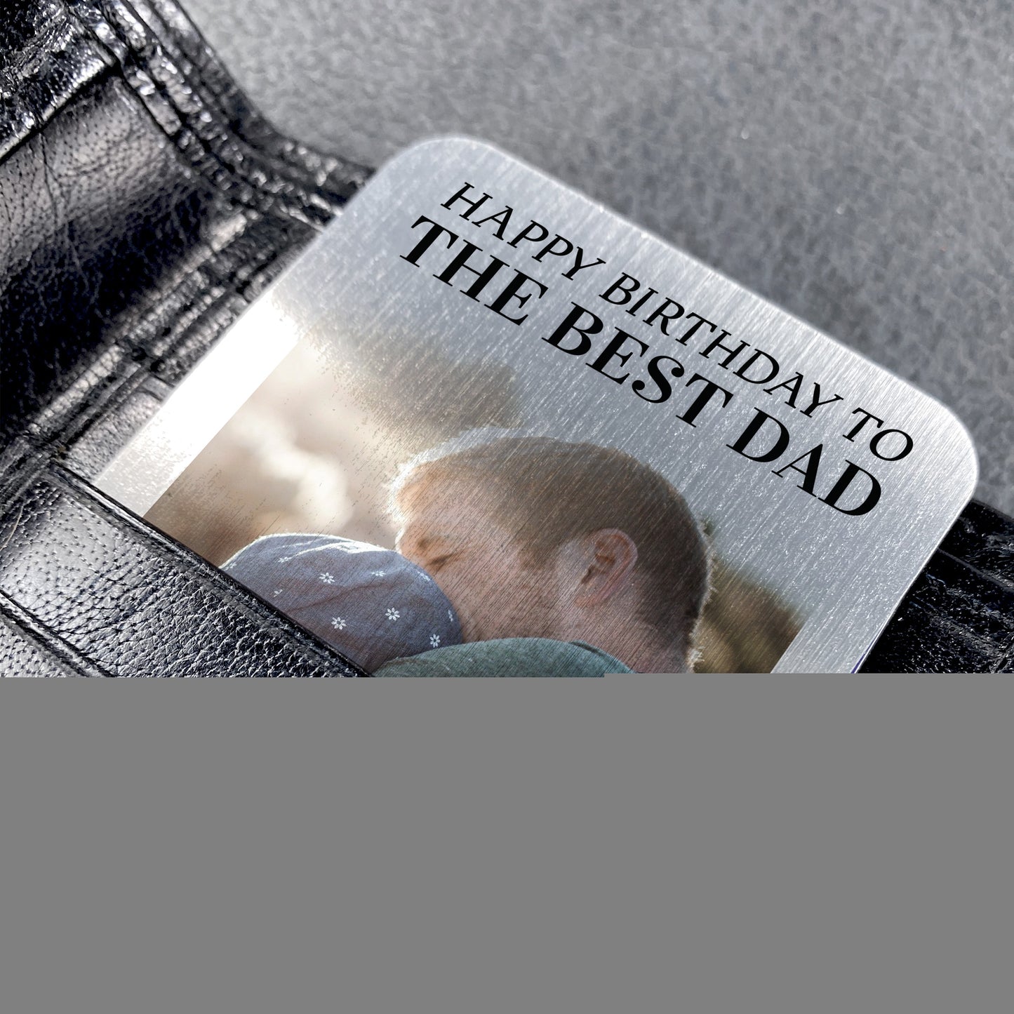 Birthday Gifts For Dad Daddy Father Metal Card Personalised
