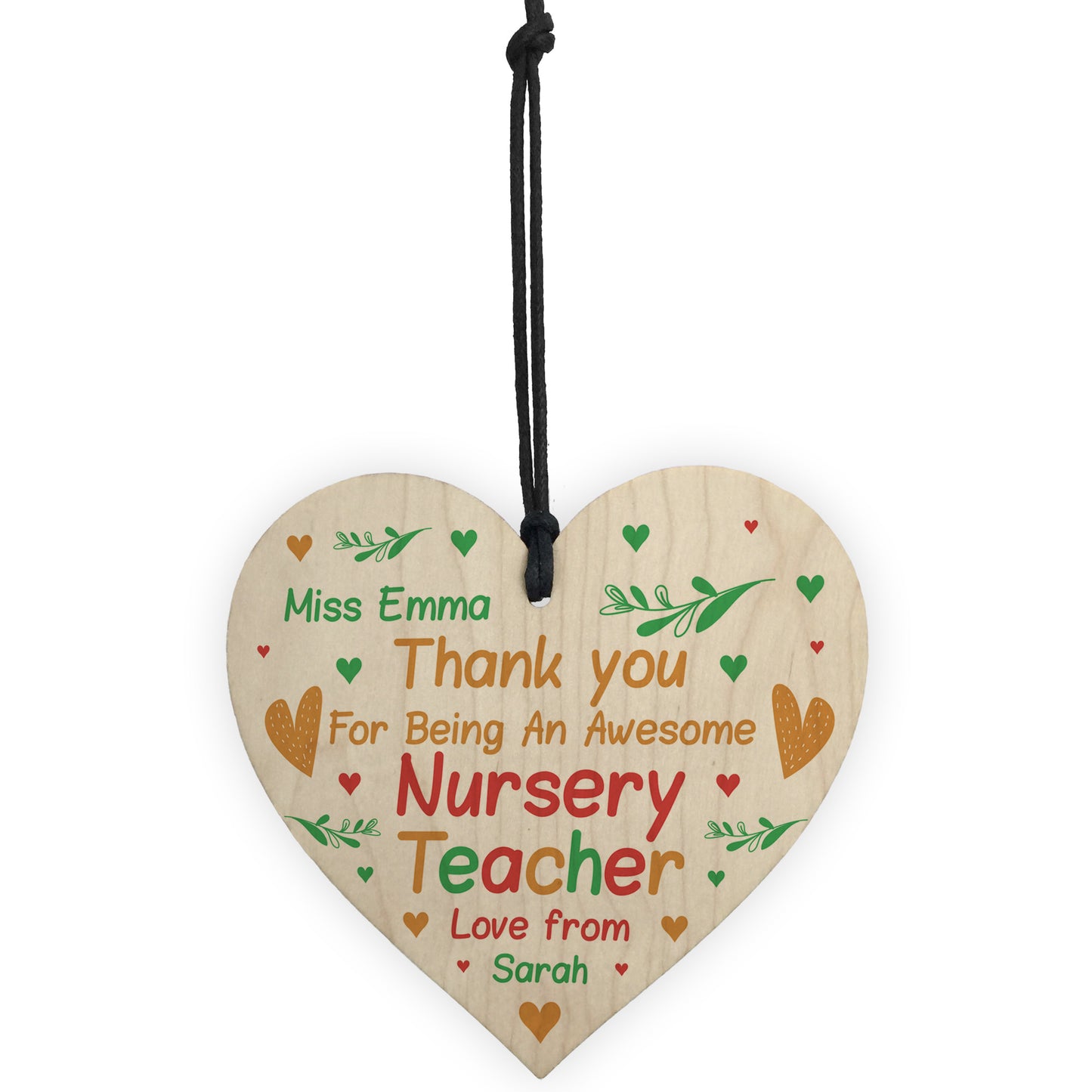 Gift For NURSERY TEACHER Thank You Gift From Student