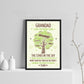 Fathers Day Gifts For Dad Grandad Framed Print Birthday Gift